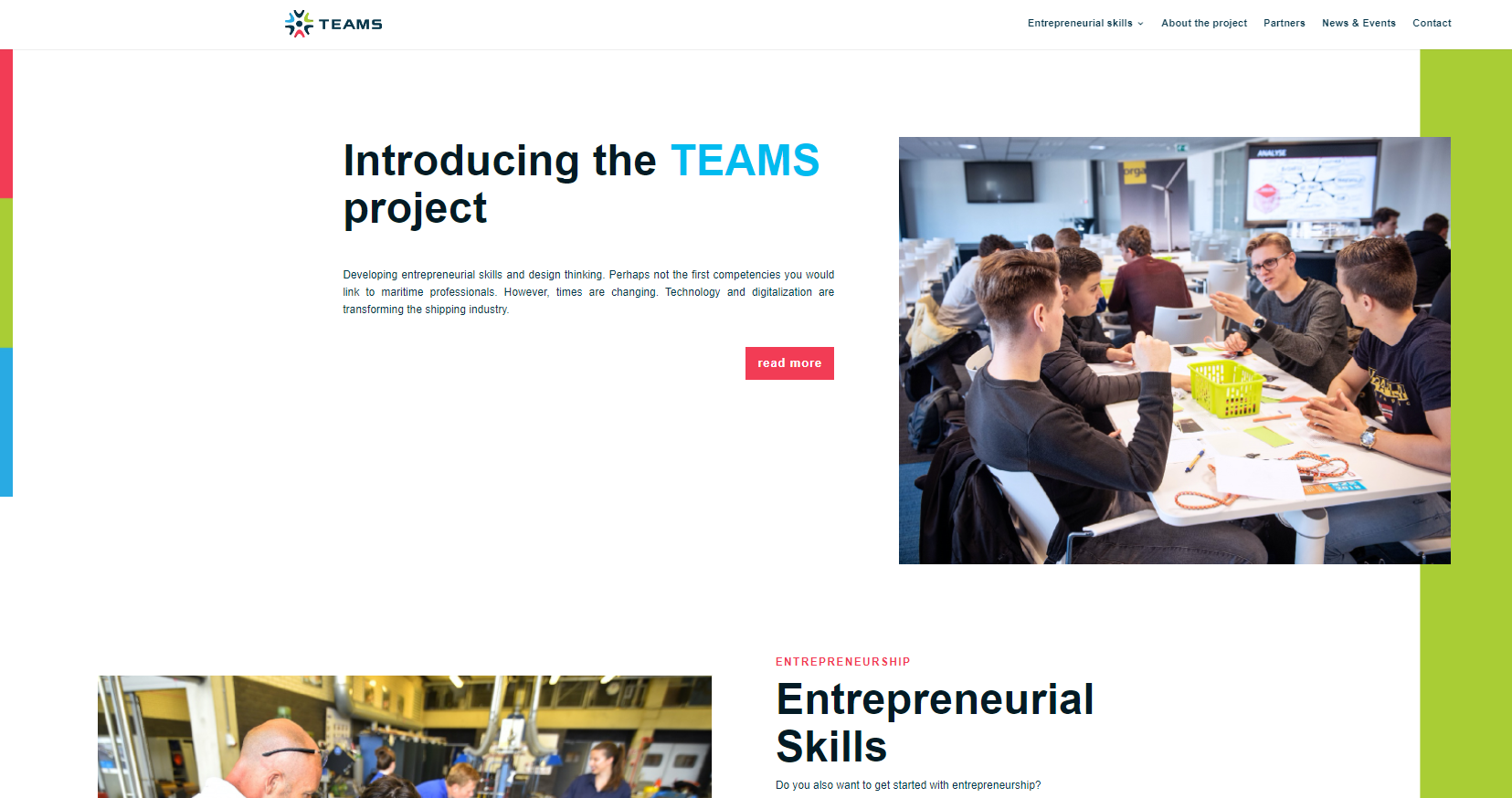 TEAMS project website